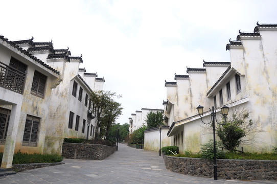 徽派建筑 街道 巷道