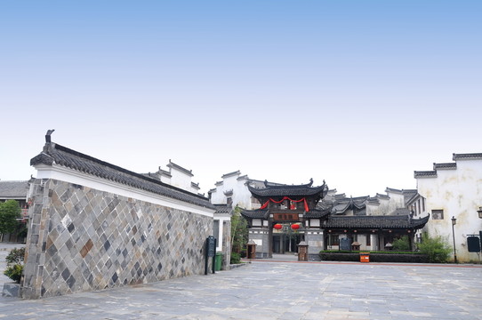 徽派建筑大門(mén) 門(mén)樓