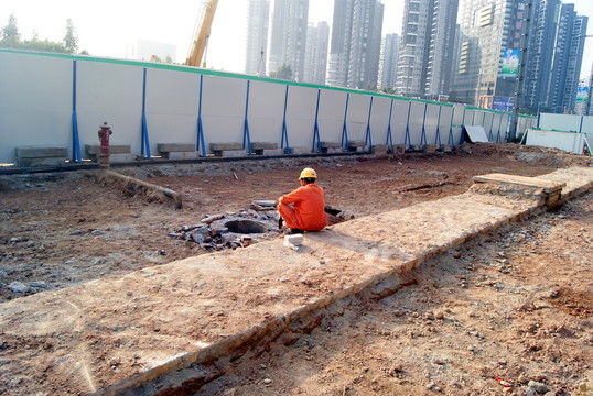 地鐵建筑工地