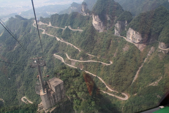張家界天門山盤山公路