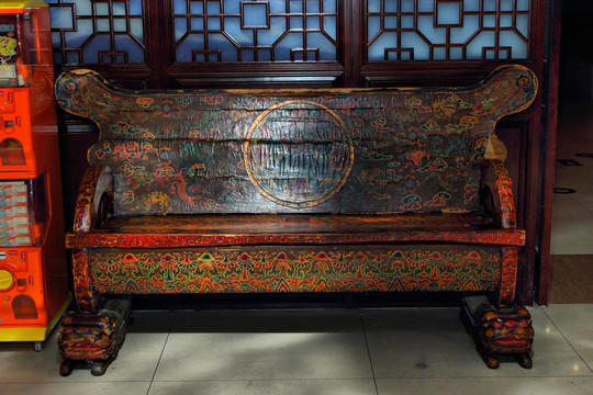 仿古長椅