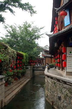 麗江小巷街景