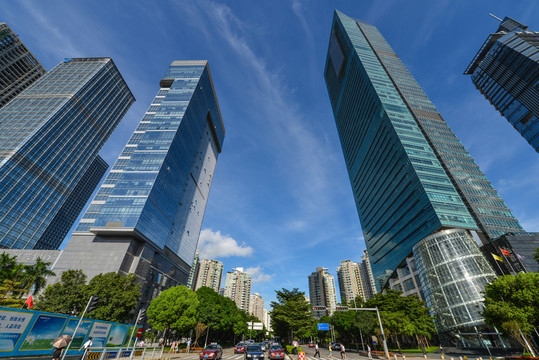 深圳中心區(qū)高樓大廈