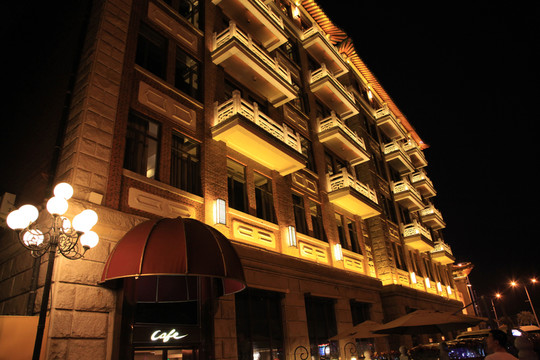 中山路建筑夜景