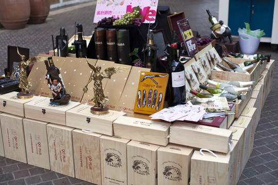 紅酒 酒柜 貨架 超市 工藝品