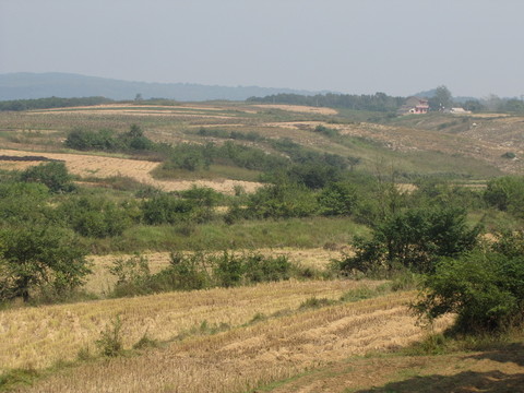丘陵秋景