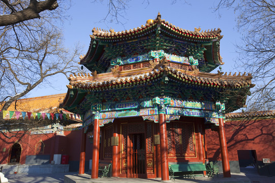 雍和宮 寺廟建筑 中式建筑