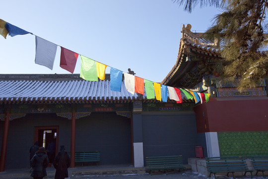 雍和宮 寺廟建筑 中式建筑