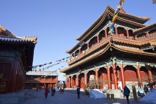 雍和宮館 寺廟建筑 中式建筑