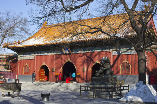 雍和宮 寺廟建筑 進香 香爐