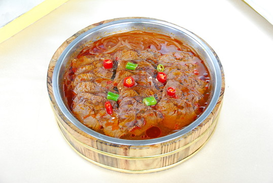 木桶牛肉