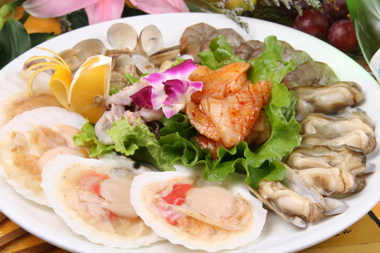 燒烤海鮮拼盤