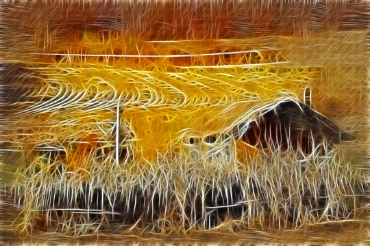 裝飾畫 田園農(nóng)家