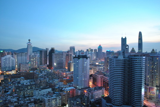 深圳傍晚