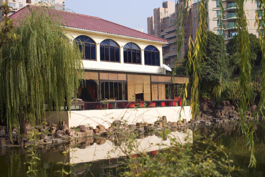 曲陽(yáng)公園 園林 休閑場(chǎng)所 別墅