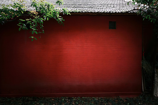 古建紅墻