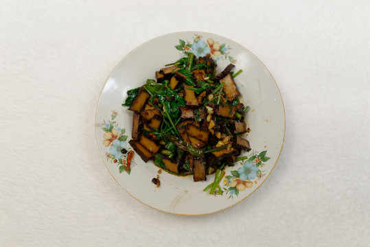 小炒豆干