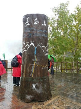 長(zhǎng)白山木樁