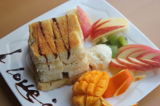 松糕 糕點 芒果 水果