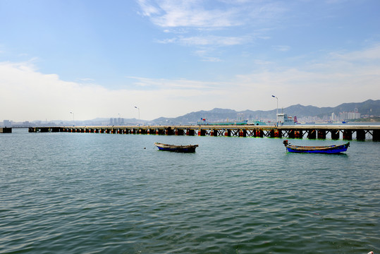 山東省威海劉公島鐵碼頭