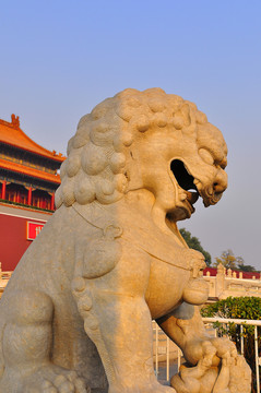 天安門石獅子