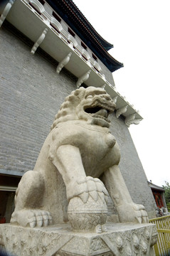 北京正陽(yáng)門(mén)石獅子