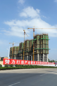 樓房建筑工地