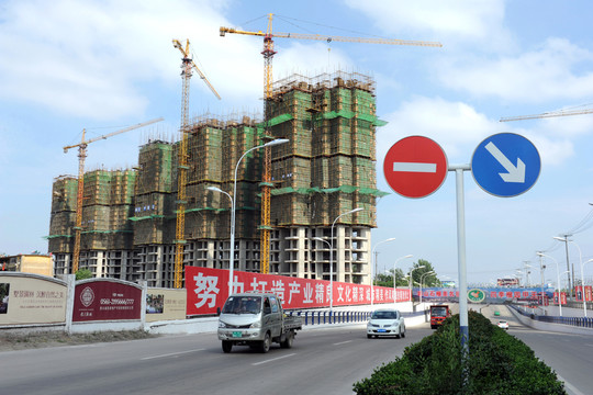 樓房建筑工地