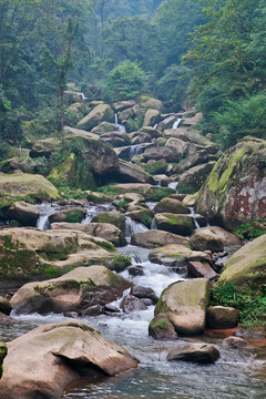 四川天臺山 峽谷地貌