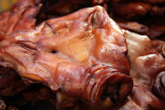 傳統(tǒng)食品臘豬臉