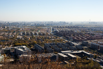 百旺山俯瞰北京城