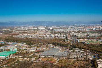 北京城北部俯瞰