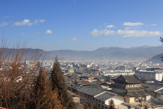 麗江城全景