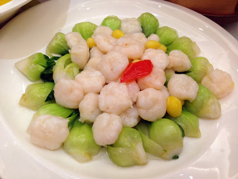 炒蝦仁 淮揚(yáng)菜 美食