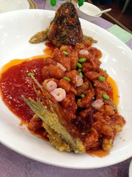 松鼠鱖魚(yú) 淮揚(yáng)菜 美食 時(shí)尚