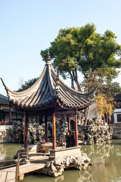 蘇州獅子林水塘