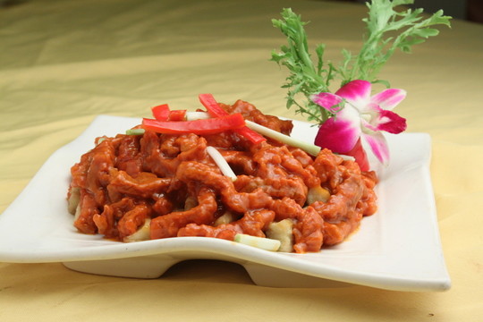 杏鮑菇炒牛柳