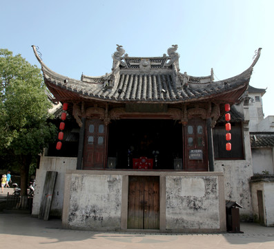 烏鎮(zhèn)的古戲臺(tái)