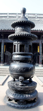 烏鎮(zhèn)修真觀的香爐