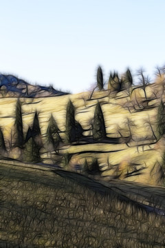 裝飾畫  自然風(fēng)景