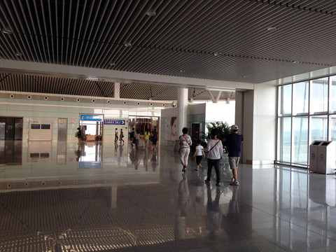 浦東機(jī)場(chǎng) 航站樓 室內(nèi) 上海