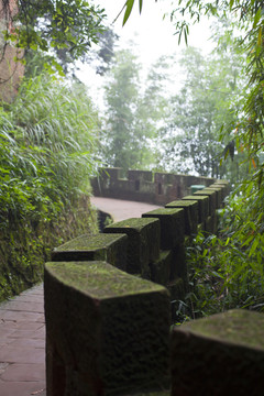 蜀南竹海仙寓洞棧道