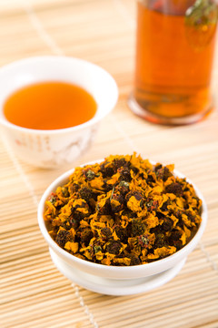 拍攝的養(yǎng)生食品 野菊花