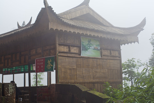 蜀南竹海仙寓洞仿古竹樓