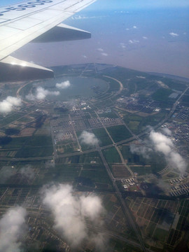 航拍 天空 地形地貌 山川河流