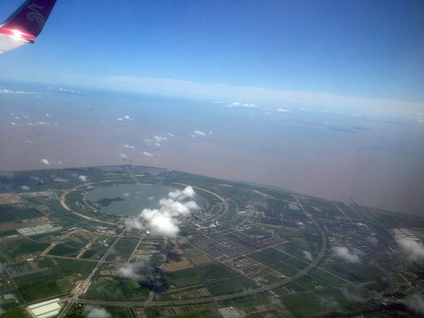 航拍 天空 地形地貌 山川河流