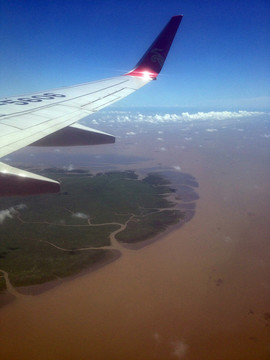 航拍 天空 地形地貌 山川河流