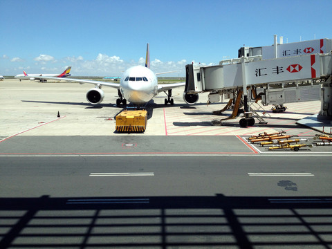 停機(jī)坪 機(jī)場 飛機(jī)