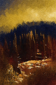 裝飾畫  風(fēng)景