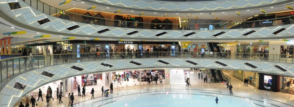 大型超市內(nèi)景 商業(yè)中心